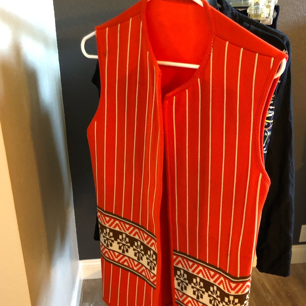 Reversible Orange Vintage Tunic - Vest Top